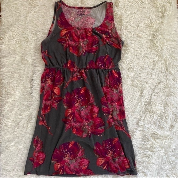 SONOMA Floral Dress | Black & Red | Medium - Picture 1 of 4